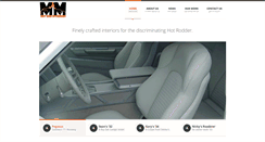 Desktop Screenshot of mmhotrodinteriors.com